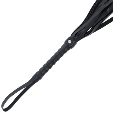 Frusta bondage Darkness in nero, eleganza e controllo BDSM